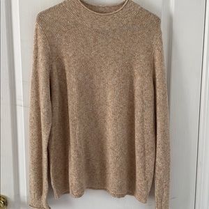 A&F Beige Mock Neck Sweater